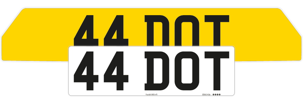 Renault 5 Reflective Signature & Zero Plate Set