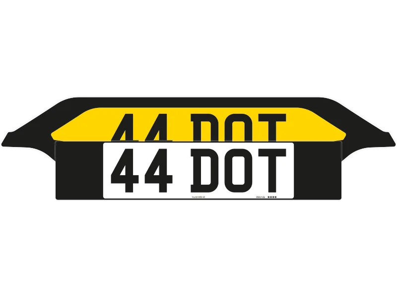 Lotus Eletre Black Signature and Classic number plate set