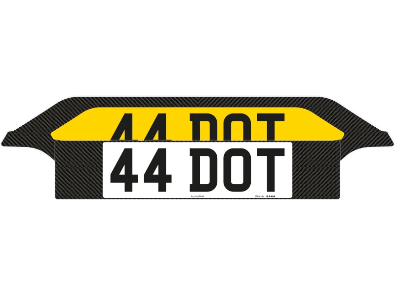 Carbon Signature rear and Classic front plates for Lotus Eletre