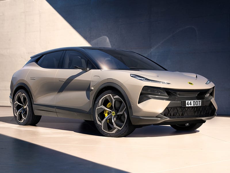 Lotus Eletre with Carbon Classic front number plate