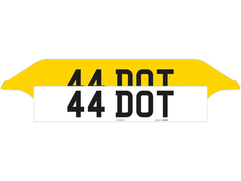 Reflective Signature and Classic Lotus Eletre number plates