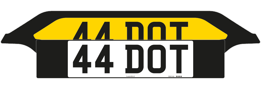 Black Signature and Classic number plates for Lotus Eletre
