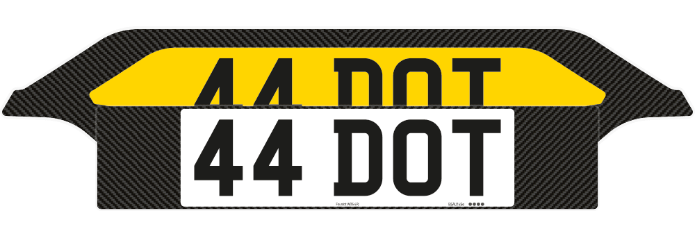 Carbon Signature and Classic plate set for Lotus Eletre
