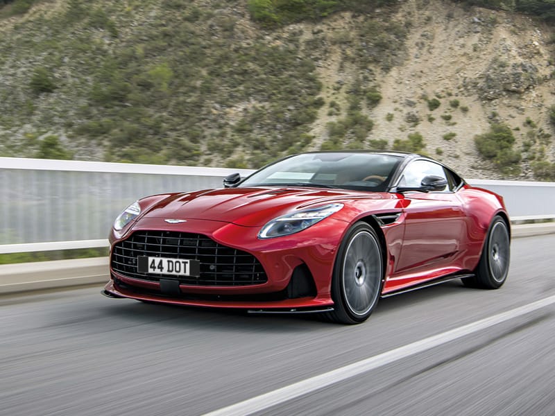 Aston Martin DB12 Black Signature & Classic Plate Set