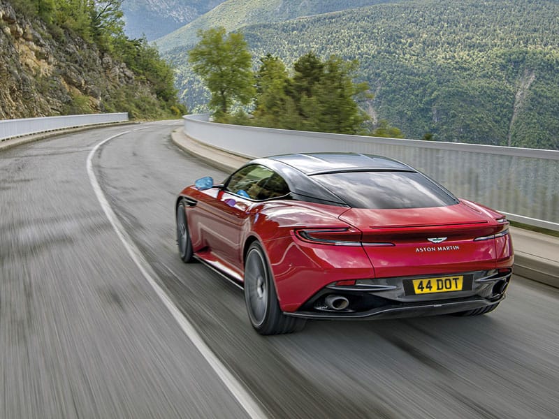 Aston Martin DB12 Black Signature & Classic Plate Set