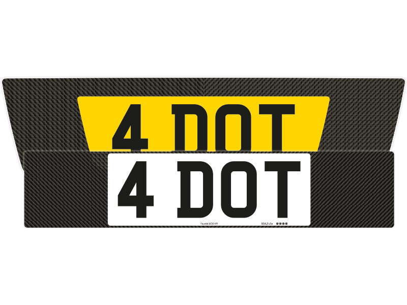 Aston Martin DB9 Carbon Signature & Classic Plate Set