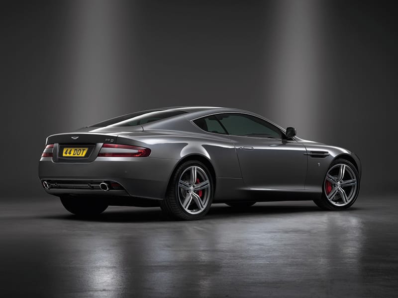 Aston Martin DB9 Black Signature & Zero Plate Set