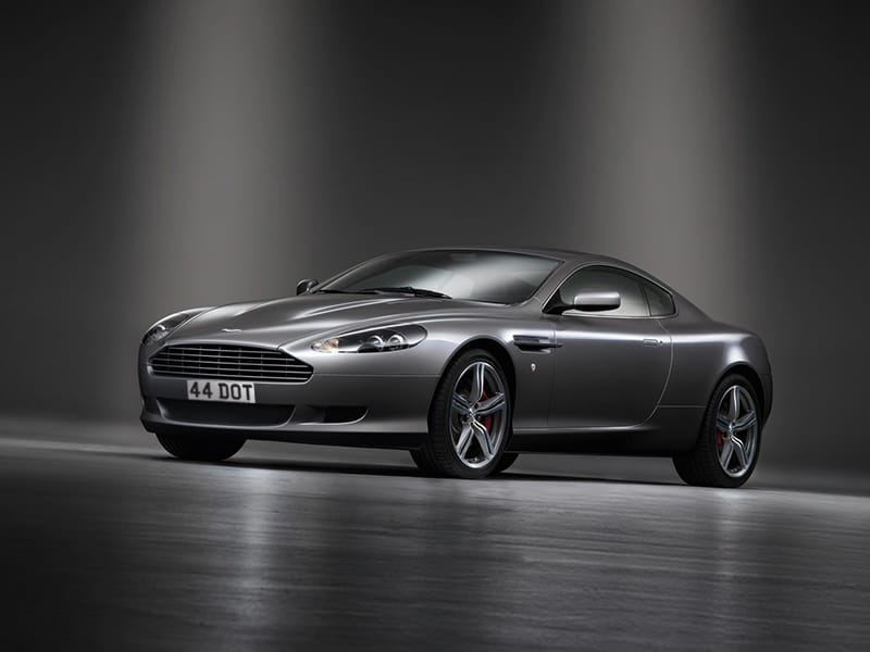 Aston Martin DB9 Black Signature & Zero Plate Set