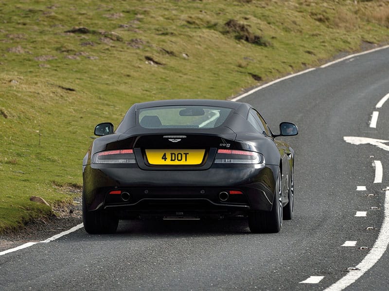 Aston Martin DB9 Reflective Signature & Zero Plate Set