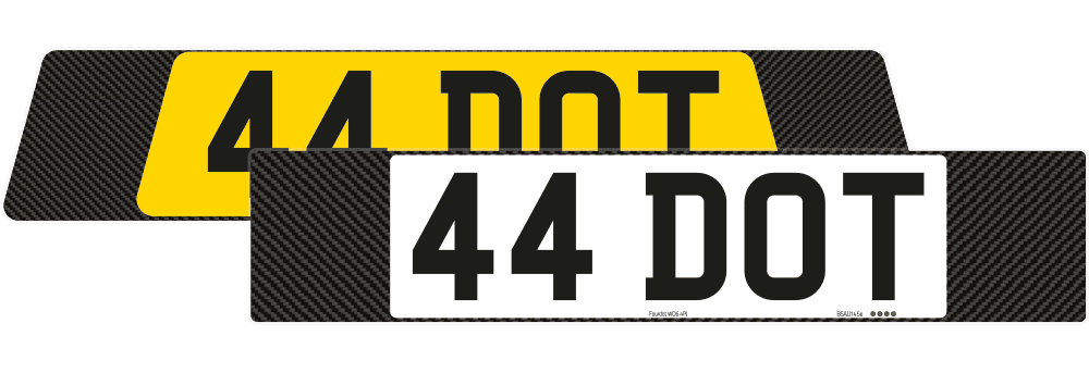 Alpine A290 Carbon Signature & Classic Plate Set